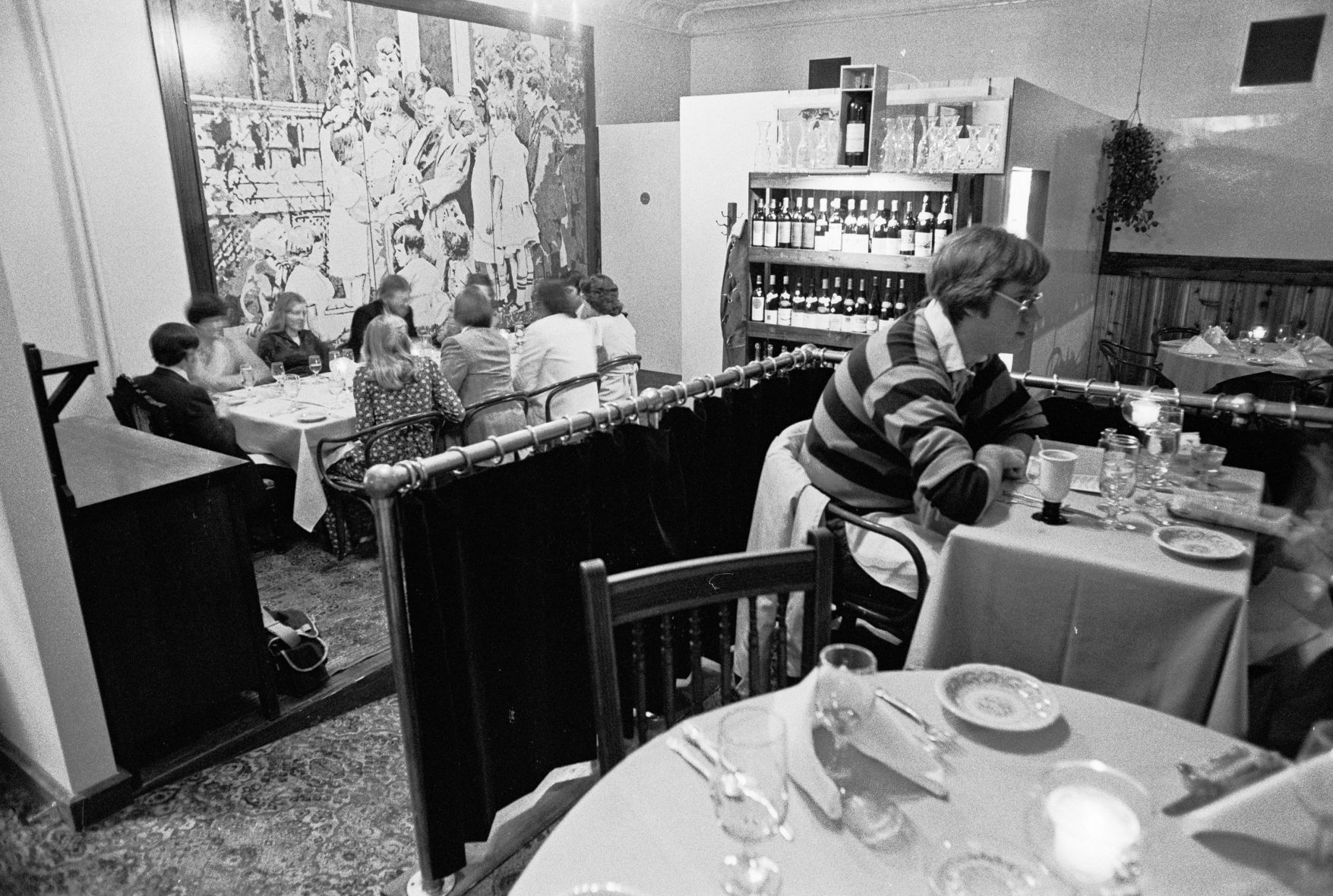 Rex dining room, 1977